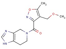 5-{[4-(methoxymethyl)-5-methylisoxazol-3-yl]carbonyl}-4,5,6,7-tetrahydro-1H-imidazo[4,5-c]pyridine