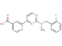 2-{2-[(2-fluorobenzyl)(methyl)amino]pyrimidin-4-yl}isonicotinic acid