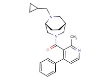 (1R*,5R*)-6-(cyclopropylmethyl)-3-[(2-methyl-4-phenylpyridin-3-yl)carbonyl]-3,6-diazabicyclo[3.2.2]nonane