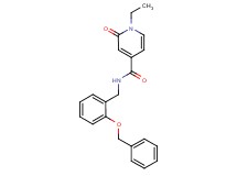 N-[2-(benzyloxy)benzyl]-1-ethyl-2-oxo-1,2-dihydropyridine-4-carboxamide
