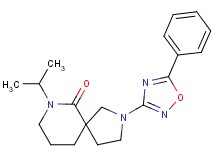 7-isopropyl-2-(5-phenyl-1,2,4-oxadiazol-3-yl)-2,7-diazaspiro[4.5]decan-6-one