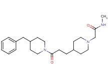 2-{4-[3-(4-benzylpiperidin-1-yl)-3-oxopropyl]piperidin-1-yl}-N-methylacetamide