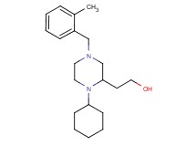 2-[1-cyclohexyl-4-(2-methylbenzyl)-2-piperazinyl]ethanol