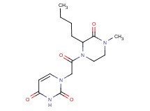1-[2-(2-butyl-4-methyl-3-oxo-1-piperazinyl)-2-oxoethyl]-2,4(1H,3H)-pyrimidinedione