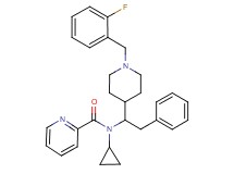 N-cyclopropyl-N-{1-[1-(2-fluorobenzyl)-4-piperidinyl]-2-phenylethyl}-2-pyridinecarboxamide
