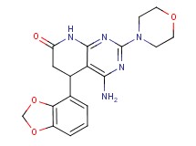 4-amino-5-(1,3-benzodioxol-4-yl)-2-morpholin-4-yl-5,8-dihydropyrido[2,3-d]pyrimidin-7(6H)-one