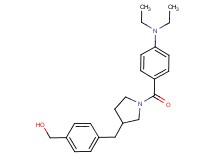 [4-({1-[4-(diethylamino)benzoyl]pyrrolidin-3-yl}methyl)phenyl]methanol