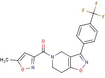 5-[(5-methyl-3-isoxazolyl)carbonyl]-3-[4-(trifluoromethyl)phenyl]-4,5,6,7-tetrahydroisoxazolo[4,5-c]pyridine