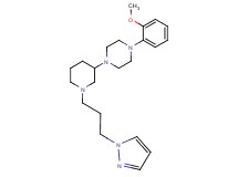 1-(2-methoxyphenyl)-4-{1-[3-(1H-pyrazol-1-yl)propyl]-3-piperidinyl}piperazine