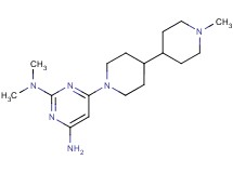 N~2~,N~2~-dimethyl-6-(1'-methyl-4,4'-bipiperidin-1-yl)-2,4-pyrimidinediamine