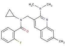N-cyclopropyl-N-{[2-(dimethylamino)-7-methyl-3-quinolinyl]methyl}-2-fluorobenzamide