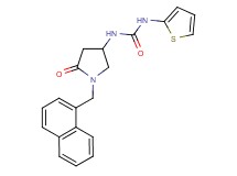 N-[1-(1-naphthylmethyl)-5-oxo-3-pyrrolidinyl]-N'-2-thienylurea