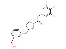 [3-({1-[(3,4,5-trifluorophenyl)acetyl]pyrrolidin-3-yl}methyl)phenyl]methanol