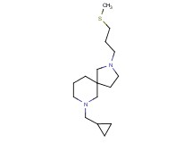 7-(cyclopropylmethyl)-2-[3-(methylthio)propyl]-2,7-diazaspiro[4.5]decane