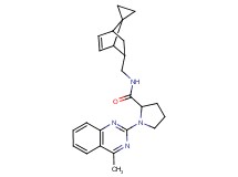 1-(4-methyl-2-quinazolinyl)-N-(spiro[bicyclo[2.2.1]heptane-7,1'-cyclopropane]-5-en-2-ylmethyl)prolinamide