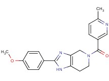 2-(4-methoxyphenyl)-5-[(6-methylpyridin-3-yl)carbonyl]-4,5,6,7-tetrahydro-1H-imidazo[4,5-c]pyridine
