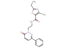 2-ethyl-4-methyl-N-[2-(6-oxo-3-phenylpyridazin-1(6H)-yl)ethyl]-1,3-oxazole-5-carboxamide
