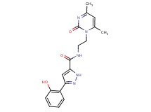 N-[2-(4,6-dimethyl-2-oxopyrimidin-1(2H)-yl)ethyl]-3-(2-hydroxyphenyl)-1H-pyrazole-5-carboxamide