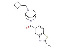 5-{[(1R*,5R*)-6-(cyclobutylmethyl)-3,6-diazabicyclo[3.2.2]non-3-yl]carbonyl}-2-methyl-1,3-benzothiazole