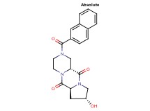 (6aS,8R,11aR)-8-hydroxy-2-(2-naphthoyl)octahydro-6H-pyrazino[1,2-a]pyrrolo[1,2-d]pyrazine-6,11(2H)-dione