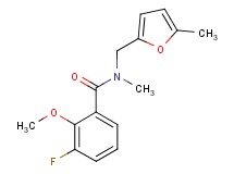 3-fluoro-2-methoxy-N-methyl-N-[(5-methyl-2-furyl)methyl]benzamide