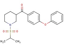 [1-(isopropylsulfonyl)-3-piperidinyl](4-phenoxyphenyl)methanone