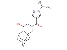 N-(1-adamantylmethyl)-N-(2-hydroxyethyl)-1-isopropyl-1H-pyrazole-4-carboxamide