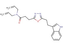N,N-diallyl-3-{5-[2-(1H-indol-3-yl)ethyl]-1,3,4-oxadiazol-2-yl}propanamide