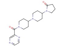 1-[1'-(pyrazin-2-ylcarbonyl)-1,4'-bipiperidin-4-yl]pyrrolidin-2-one