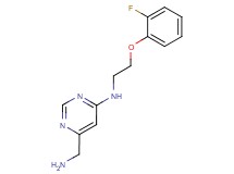 6-(aminomethyl)-N-[2-(2-fluorophenoxy)ethyl]pyrimidin-4-amine