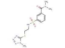 N,N-dimethyl-3-[({2-[(1-methyl-1H-tetrazol-5-yl)thio]ethyl}amino)sulfonyl]benzamide