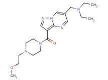 N-ethyl-N-[(3-{[4-(2-methoxyethyl)piperazin-1-yl]carbonyl}pyrazolo[1,5-a]pyrimidin-6-yl)methyl]ethanamine