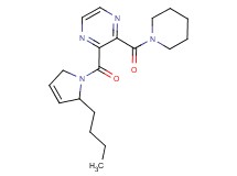 2-[(2-butyl-2,5-dihydro-1H-pyrrol-1-yl)carbonyl]-3-(piperidin-1-ylcarbonyl)pyrazine