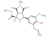 methyl (1R*,3S*,3aR*,6aS*)-3-(3-allyl-4-hydroxy-5-methoxyphenyl)-5-methyl-4,6-dioxooctahydropyrrolo[3,4-c]pyrrole-1-carboxylate