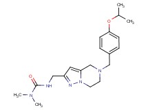 N'-{[5-(4-isopropoxybenzyl)-4,5,6,7-tetrahydropyrazolo[1,5-a]pyrazin-2-yl]methyl}-N,N-dimethylurea