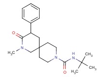 N-(tert-butyl)-2-methyl-3-oxo-4-phenyl-2,9-diazaspiro[5.5]undecane-9-carboxamide