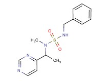 N'-benzyl-N-methyl-N-(1-pyrimidin-4-ylethyl)sulfamide