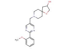 8-{[2-(2-methoxyphenyl)pyrimidin-5-yl]methyl}-1-oxa-8-azaspiro[4.5]decan-3-ol