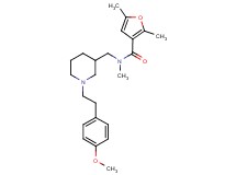 N-({1-[2-(4-methoxyphenyl)ethyl]-3-piperidinyl}methyl)-N,2,5-trimethyl-3-furamide
