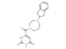 6-{[4-(2,3-dihydro-1H-inden-2-yl)-1,4-diazepan-1-yl]carbonyl}-2,4(1H,3H)-pyrimidinedione