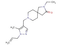 8-[(1-allyl-5-methyl-1H-pyrazol-4-yl)methyl]-2-ethyl-2,8-diazaspiro[4.5]decan-3-one