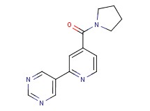 5-[4-(pyrrolidin-1-ylcarbonyl)pyridin-2-yl]pyrimidine