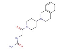 N-{2-[4-(3,4-dihydro-2(1H)-isoquinolinyl)-1-piperidinyl]-2-oxoethyl}urea