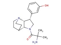 3-[rel-(2R,3R,6R)-5-(2-methylalanyl)-1,5-diazatricyclo[5.2.2.0~2,6~]undec-3-yl]phenol dihydrochloride