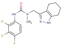 N-methyl-N-(4,5,6,7-tetrahydro-1H-indazol-3-ylmethyl)-N'-(2,3,4-trifluorophenyl)urea