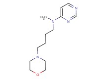 N-methyl-N-(4-morpholin-4-ylbutyl)pyrimidin-4-amine