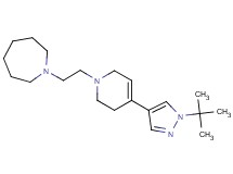1-{2-[4-(1-tert-butyl-1H-pyrazol-4-yl)-3,6-dihydropyridin-1(2H)-yl]ethyl}azepane
