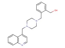 (2-{[4-(quinolin-4-ylmethyl)piperazin-1-yl]methyl}phenyl)methanol