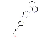 3-{5-[(4-isoquinolin-1-ylpiperazin-1-yl)methyl]-3-thienyl}prop-2-yn-1-ol