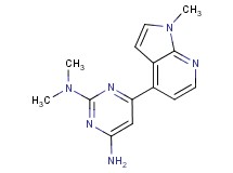 N~2~,N~2~-dimethyl-6-(1-methyl-1H-pyrrolo[2,3-b]pyridin-4-yl)pyrimidine-2,4-diamine